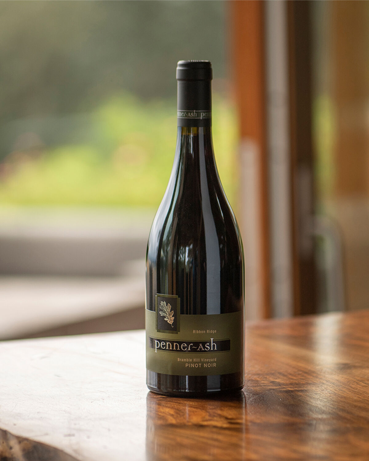 Bottle of Ridgecrest Pinot Noir.